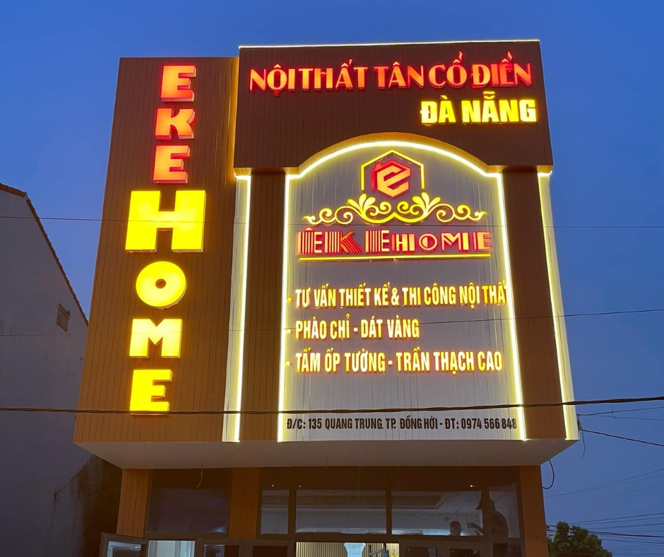 làm bảng hiệu hộp đèn tại Quảng Ngãi